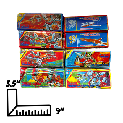Orguss Flying Jet Airplane Vintage Old Stock Bootleg foam airplanes gundam shogun warriors