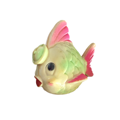 Vintage Fish with hat Rattle