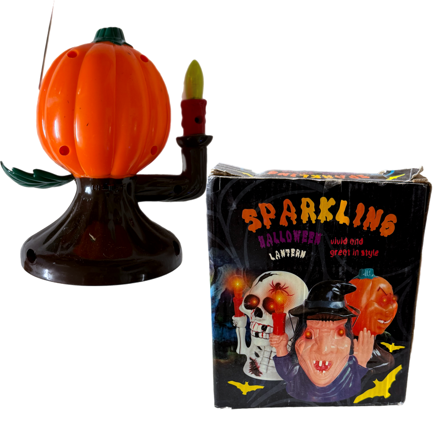 Vintage Sparklins Halloween Lantern