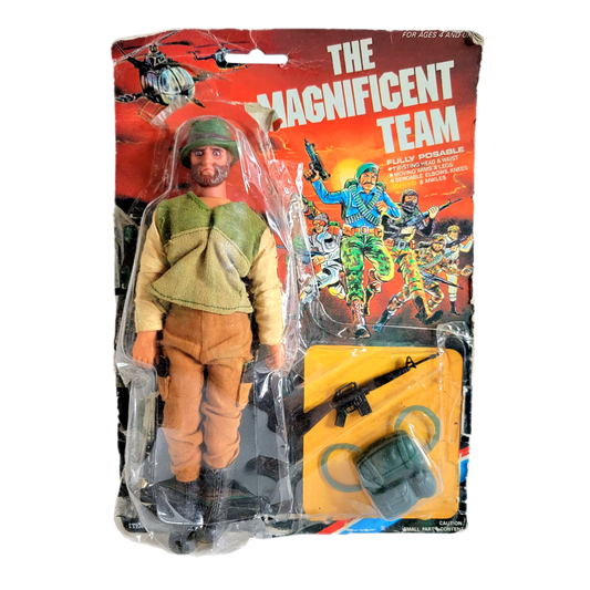 Paco The Magnificent Team vintage action figure bootleg ko GI Joe Mego like