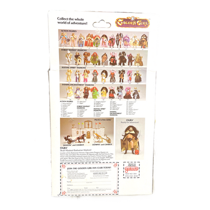 Galoob Golden Girl Ogra the skull masked barbarian