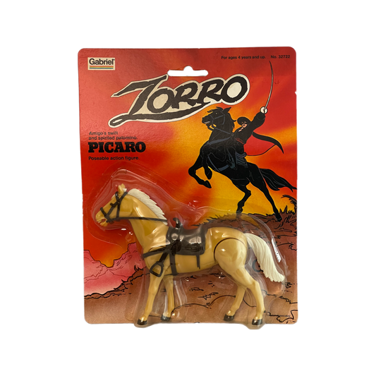 Zorro picaro Amigos Horse Gabriel toys vintage action figure 1985