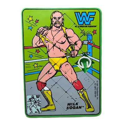 Hulk Hogan puzzle vintage WWF sliding puzzle 80s