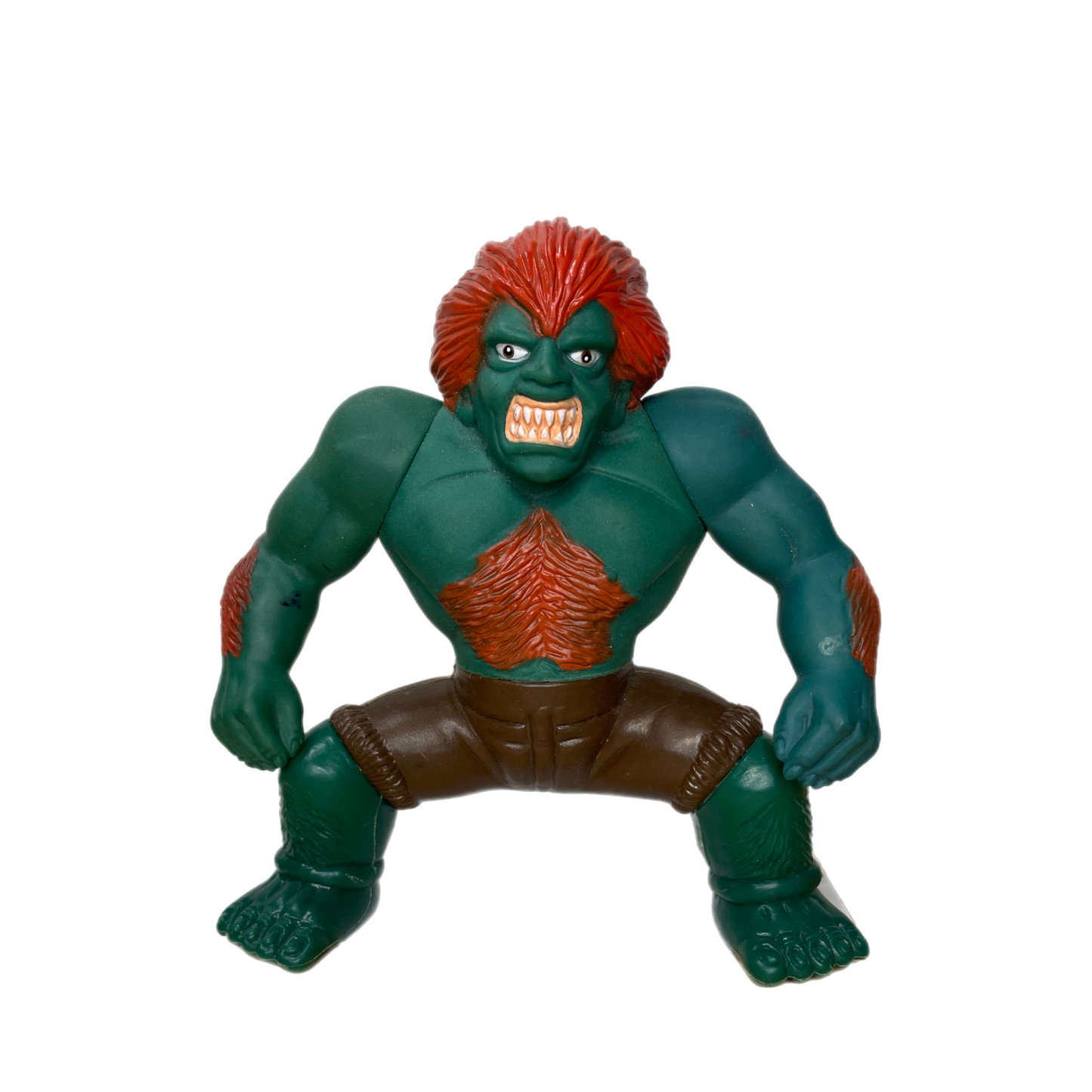 Street fighter Blanka vinyl bootleg knockoff vintage action figure