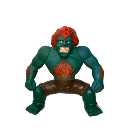 Street fighter Blanka vinyl bootleg knockoff vintage action figure
