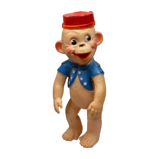 Skyway products squeaky monkey bellhop vintage figure lo