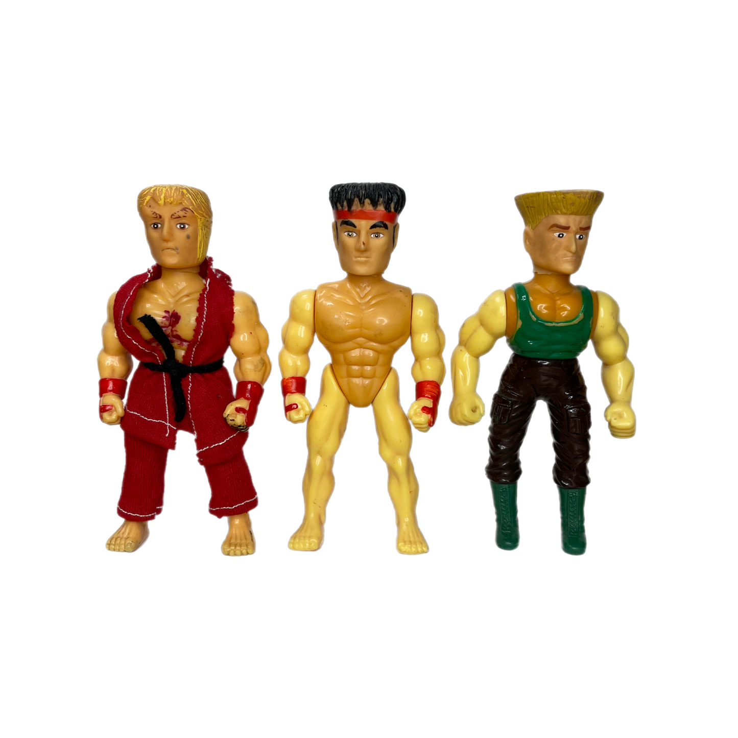 Mini street fighter bootleg knockoff vintage action figure set