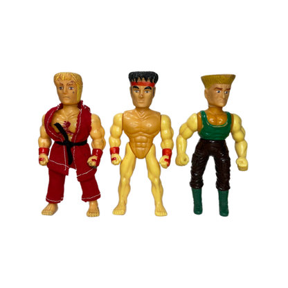 Mini street fighter bootleg knockoff vintage action figure set