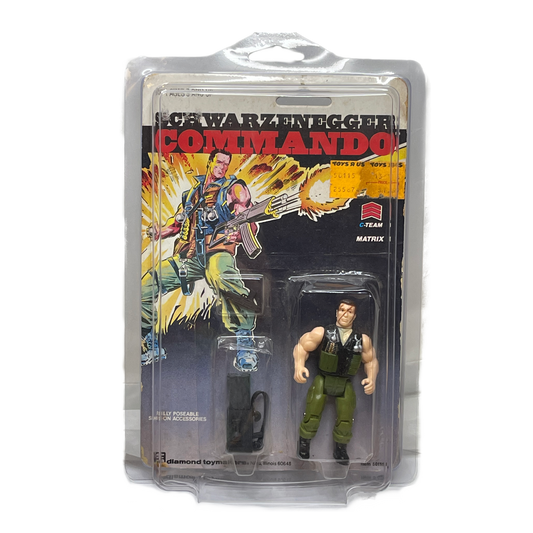 Schwarzenegger Commando Matrix 3.75 vintage action figure moc