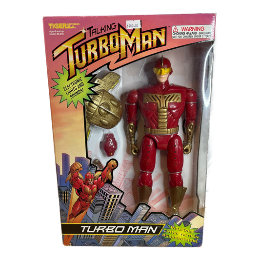 Tiger Electronics Talking Turboman Jingle All The Way Arnold Schwarzenegger