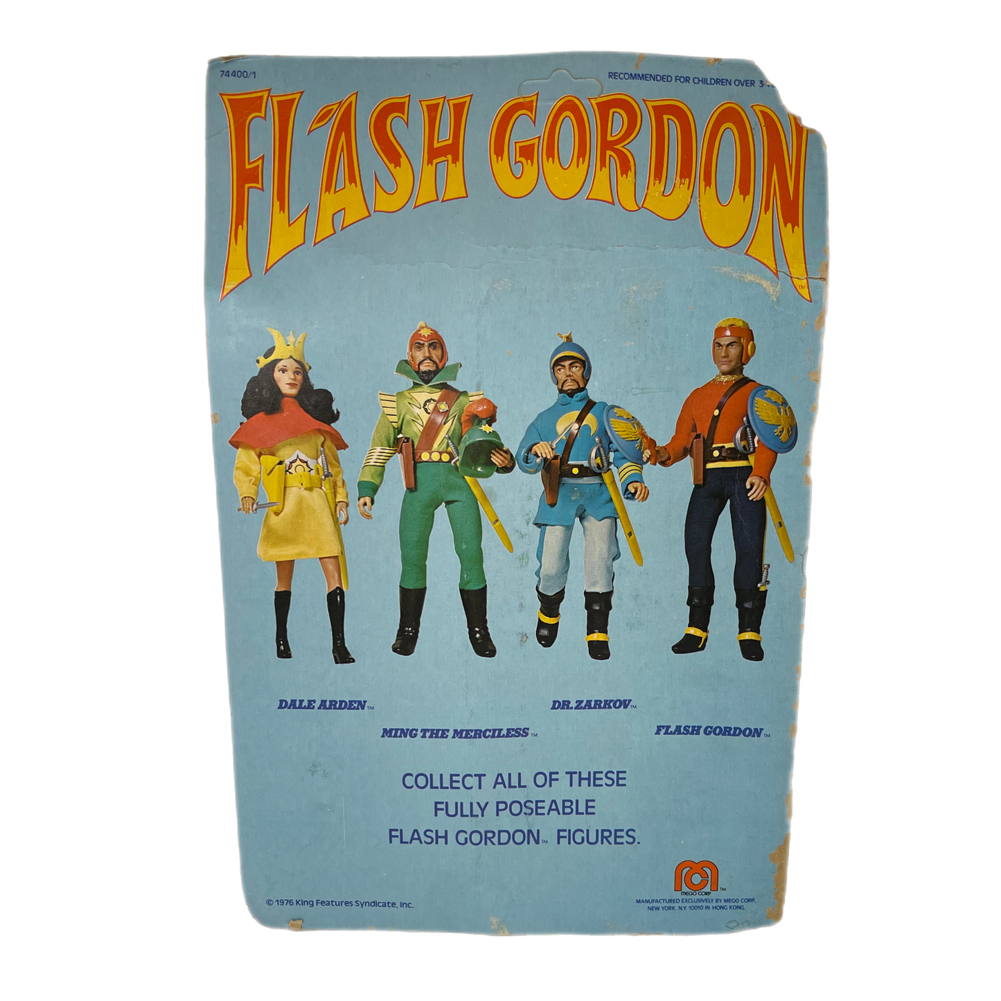 Mego Flash Gordon vintage action figure moc 70s