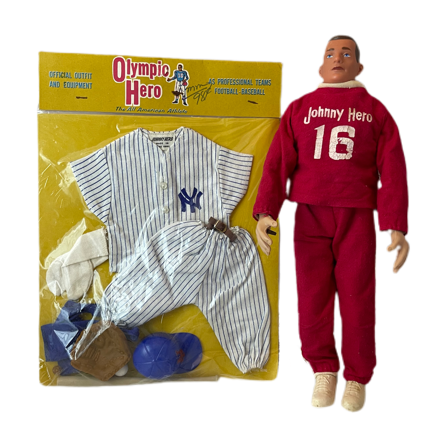 Rosko Johnny Hero with New York Yankees Sealed Uniform