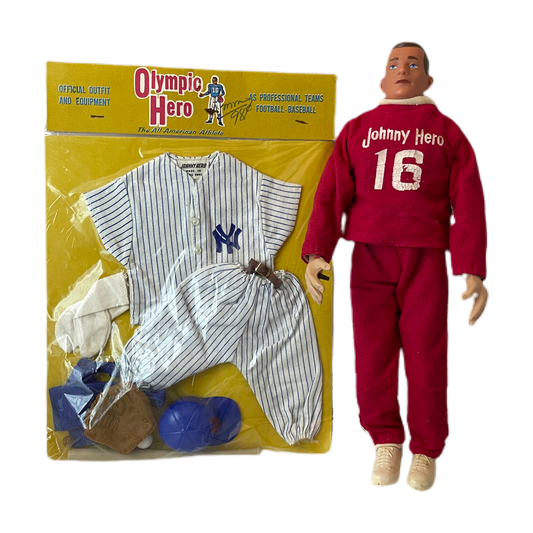 Rosko Johnny Hero with New York Yankees Sealed Uniform