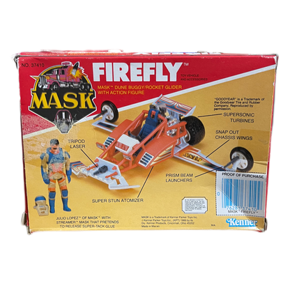 Kenner M.A.S.K Firefly with Julio Lopez