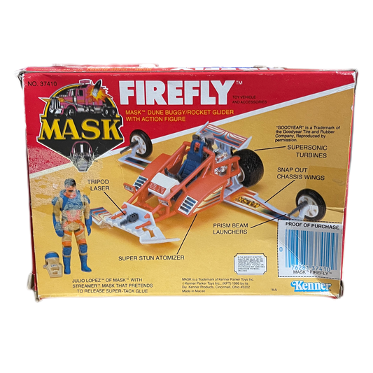 Kenner M.A.S.K Firefly with Julio Lopez