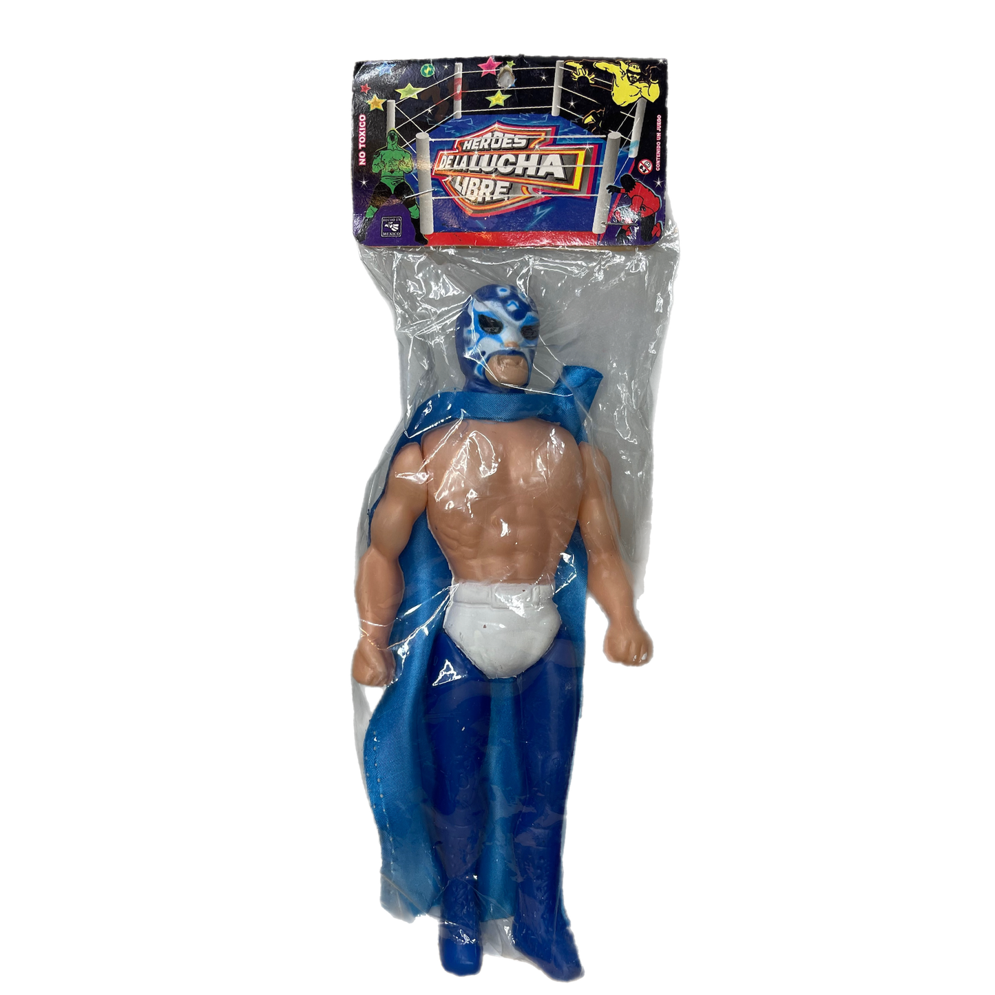 Vintage Blowmold luchadore wrestlers bootleg fighters