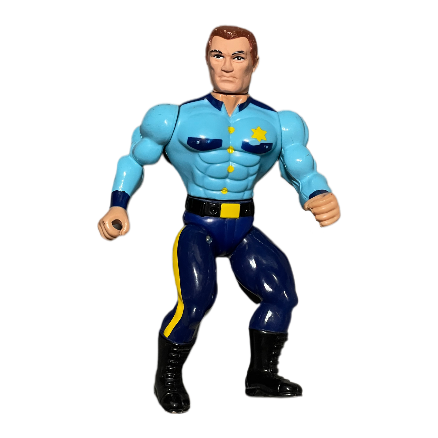 City hero police action figure