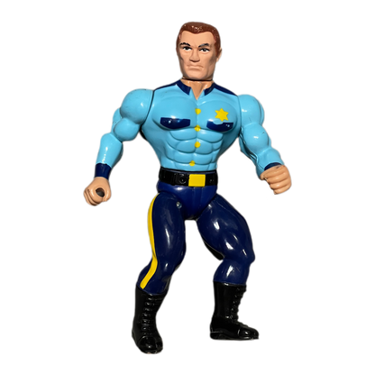 City hero police action figure
