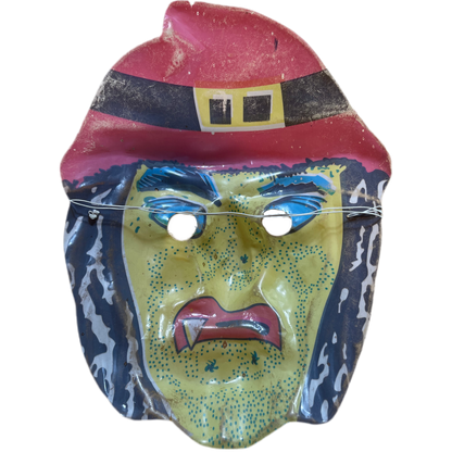 Vintage plastic Halloween masks