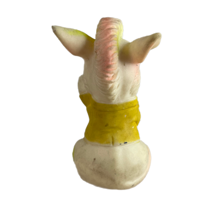 Vintage squeaky toy donkey and dog