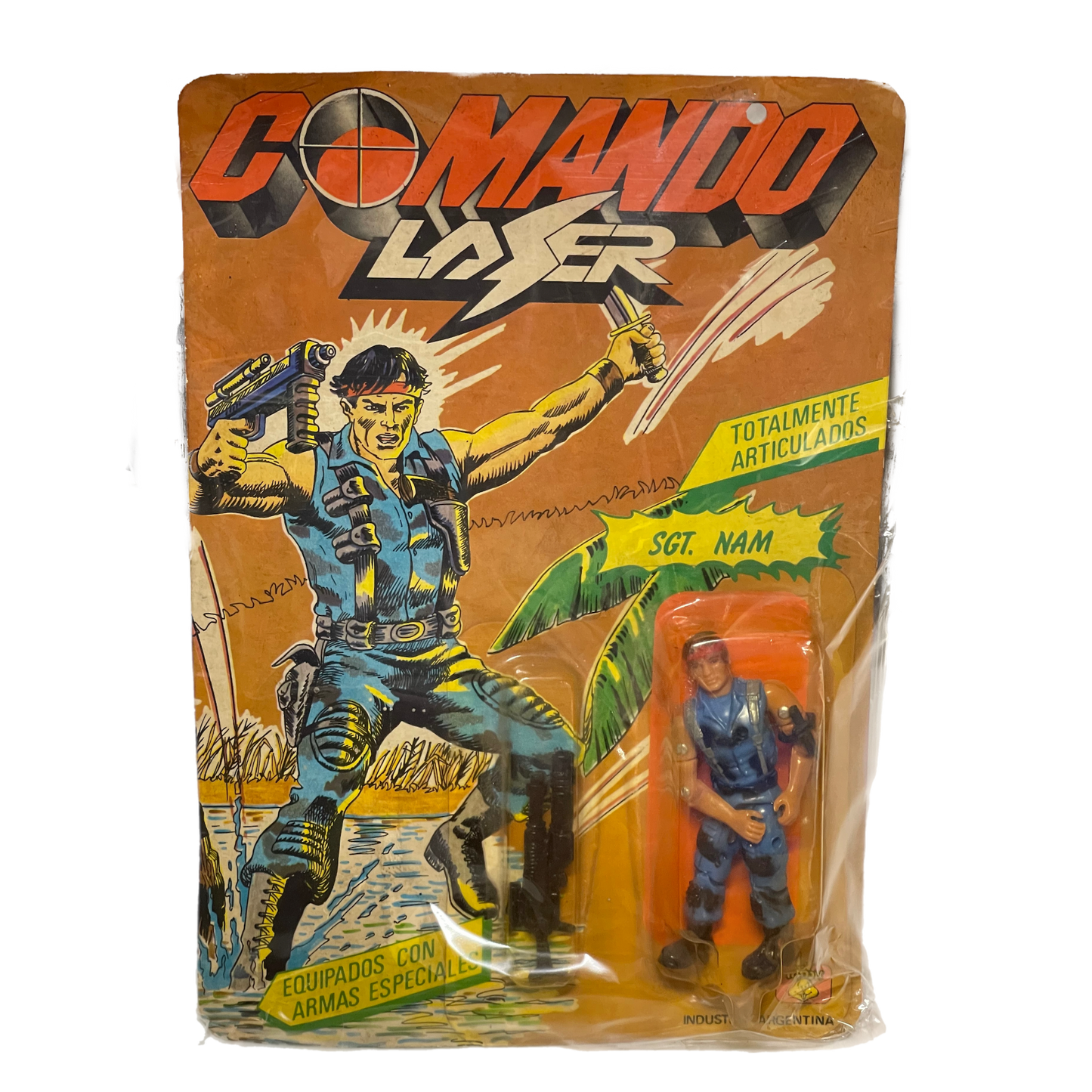 Sgt. Nam Commando Laser Vintage action figure GI Joe ko knockoff