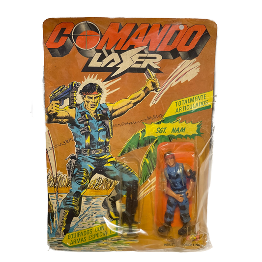 Sgt. Nam Commando Laser Vintage action figure GI Joe ko knockoff