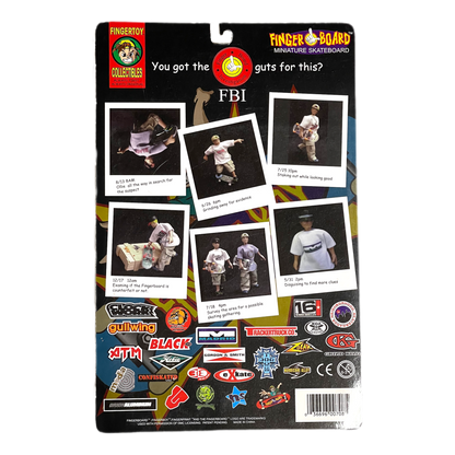 Fingerboy fingerboard skateboarding action figure
