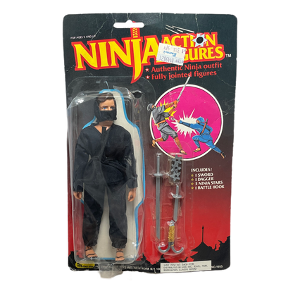 Talbot Toys 1986 Ninja Action Figure Set KO Mego style