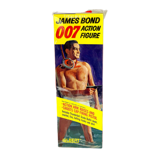 1965 AC Gilbert James Bond 007 factory sealed Thunderball Vintage Action Figure