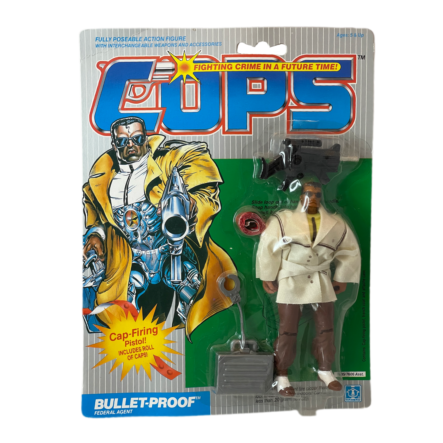 Hasbro Cops N Crooks Bulletproof Federal Agent