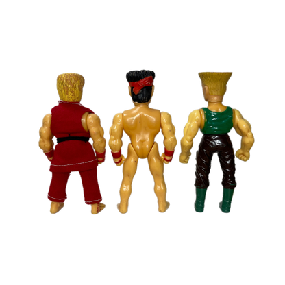 Mini street fighter bootleg knockoff vintage action figure set