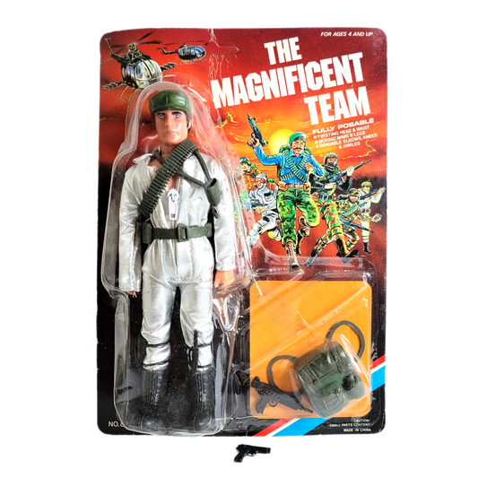 Paco The Magnificent Team GI Joe Bootleg Vintage Action Figure knockoff Mego like