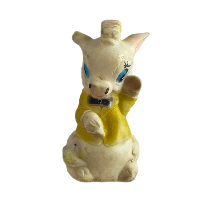 Vintage squeaky toy donkey and dog