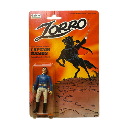 Zorro Gabriel 3.75 vintage action figures Moc set