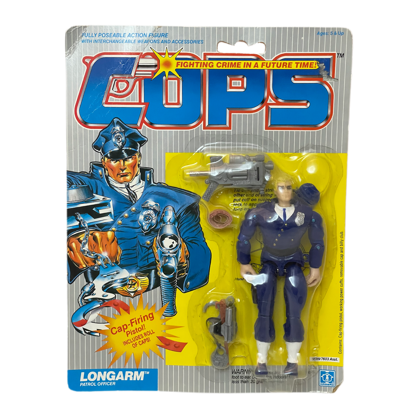 Hasbro Cops N Crooks Longarm Patrol Officer