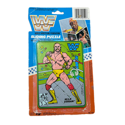 Hulk Hogan puzzle vintage WWF sliding puzzle 80s
