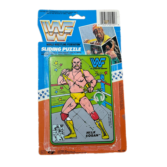 Hulk Hogan puzzle vintage WWF sliding puzzle 80s
