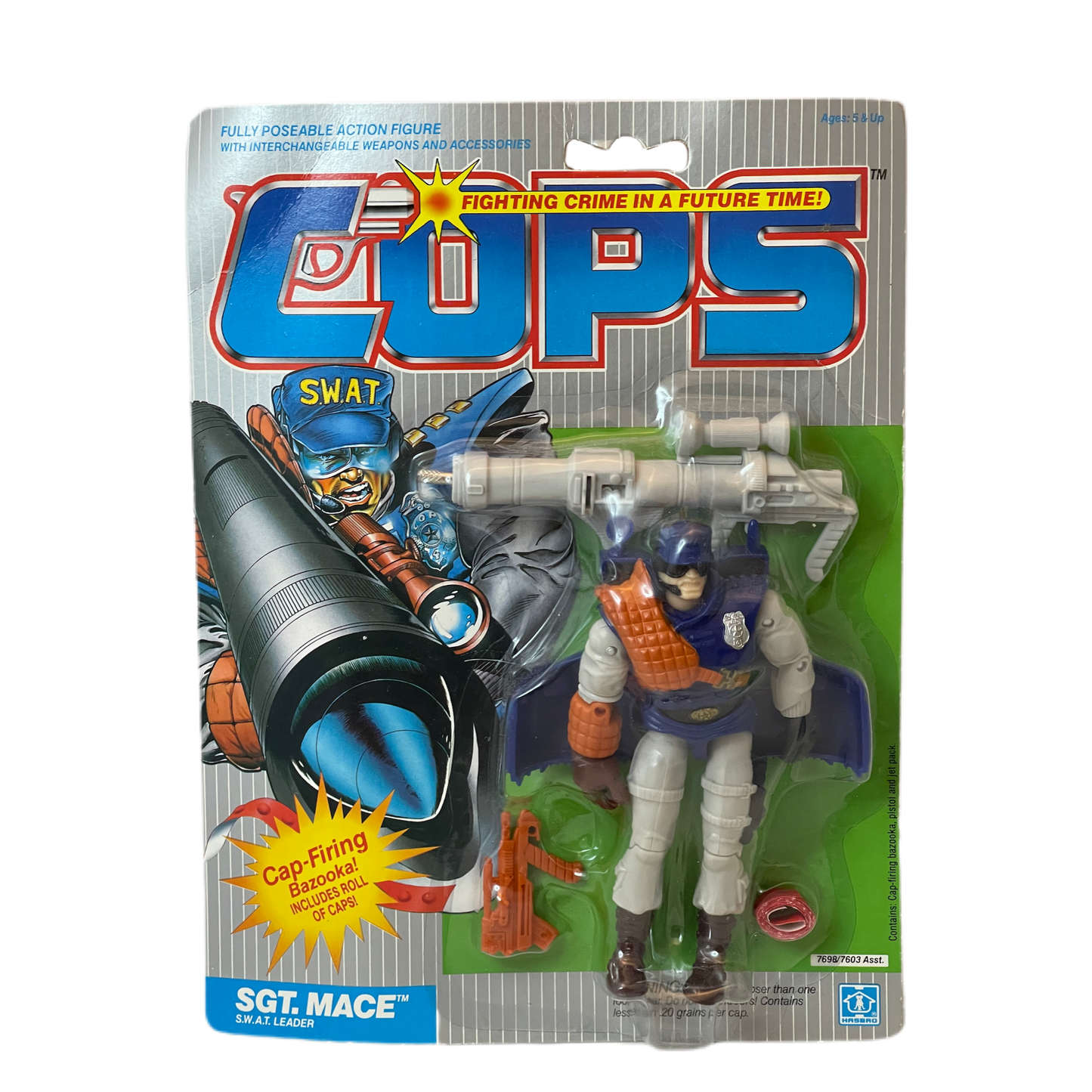 Hasbro Cops N Crooks Sgt. Mace Swat Officer