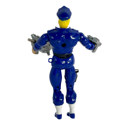 Hasbro Cops N Crooks Patrol Officer Longarm Loose near complete 80s vintage action figure