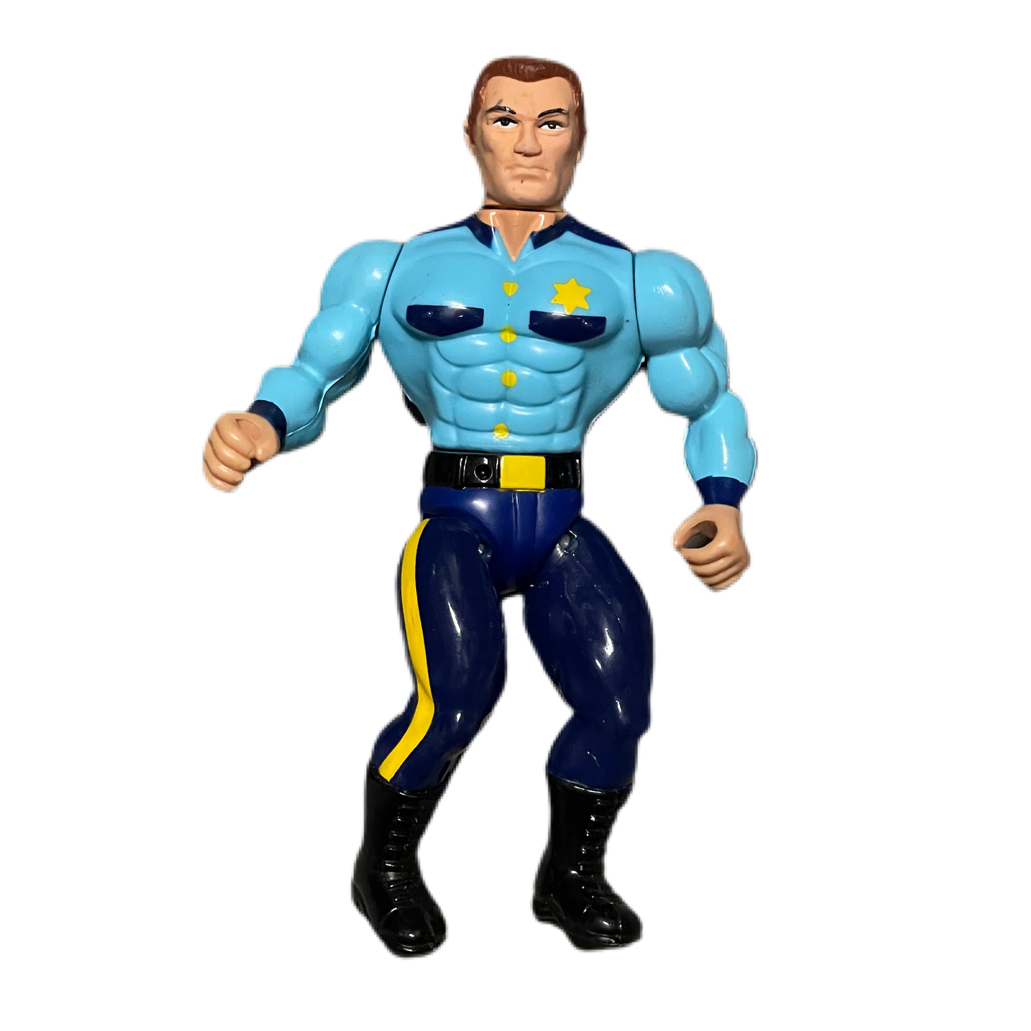 City hero police action figure