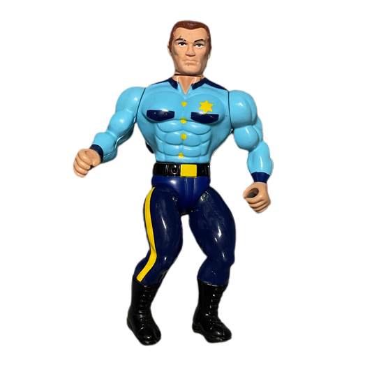 City hero police action figure