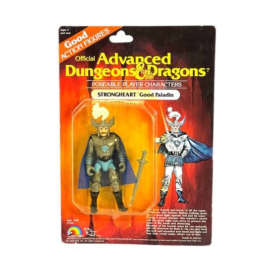 Advanced Dungeons and Dragons Strongheart Good Paladin MOC vintage action figure