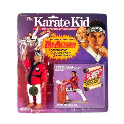 Remco Karate Kid Daniel Red Gi Moc vintage action figure 80s