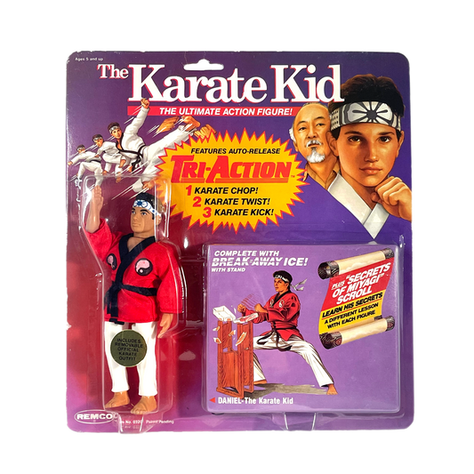 Remco Karate Kid Daniel Red Gi Moc vintage action figure 80s