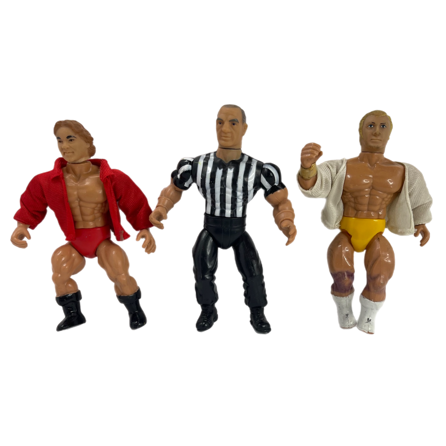Remco AWA Larry Zbyszko Referee Dick Woehrle Nick Bockwinkle vintage action figure lot