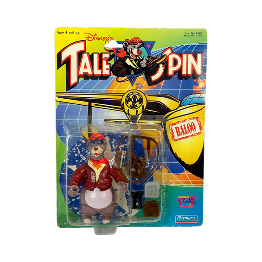 Disneys Tale Spin Baloo playmates vintage action figure Moc 90s