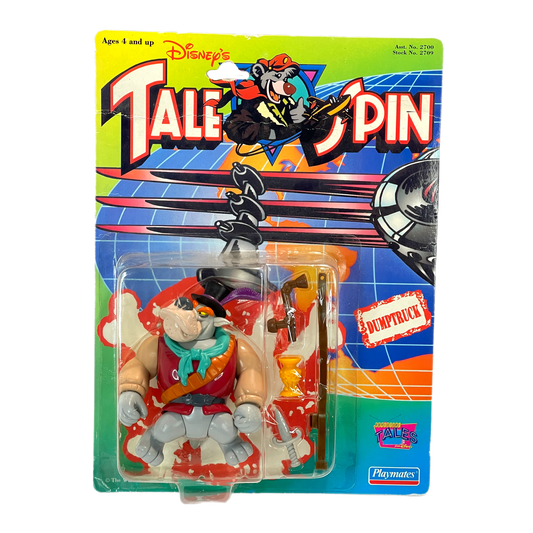 Disneys Tale Spin Dumptruck playmates vintage action figure Moc 90s