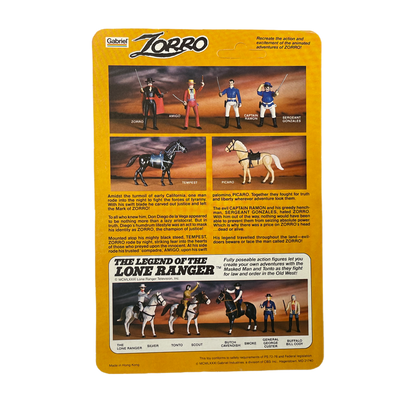 Zorro Gabriel 3.75 vintage action figures Moc set