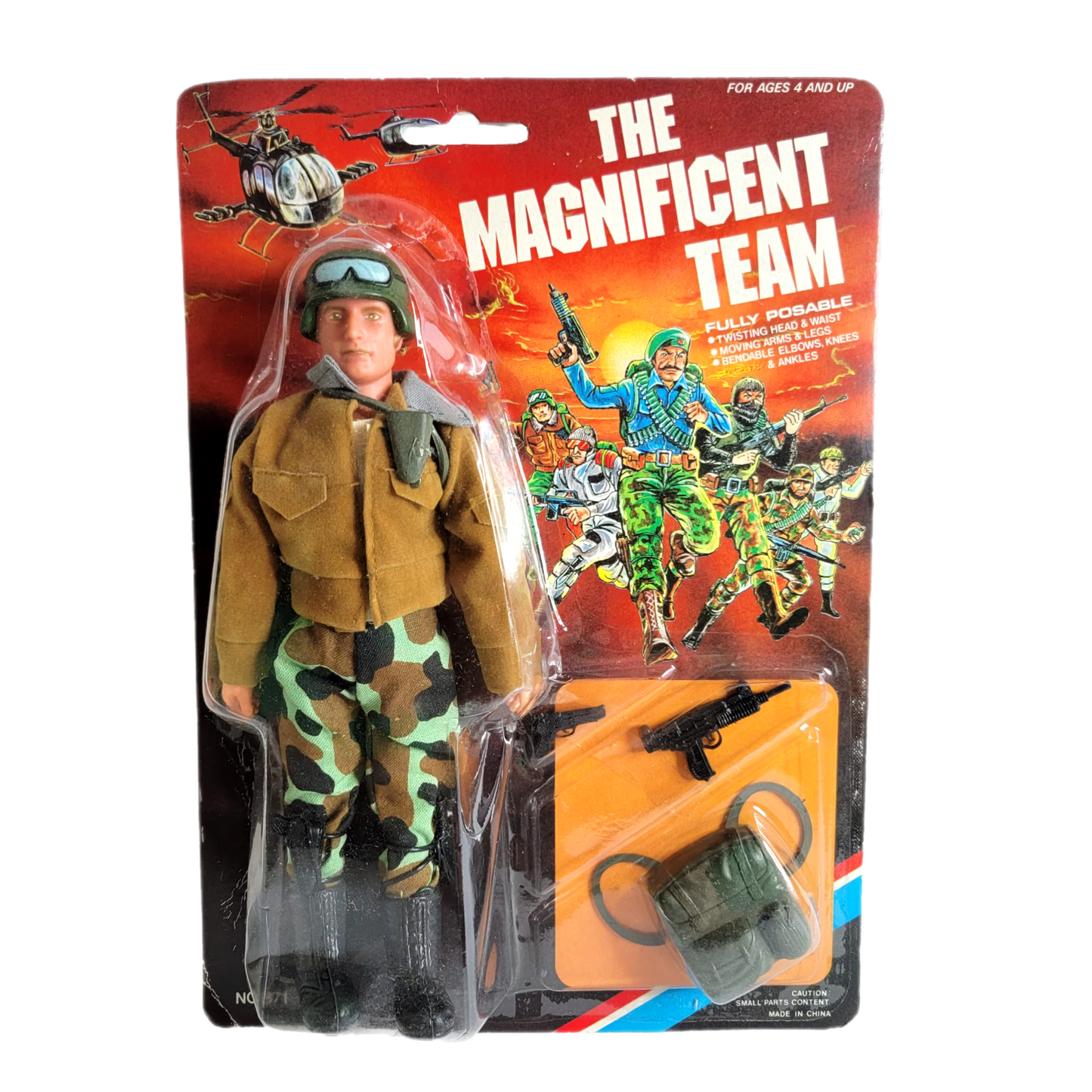 Paco The Magnificent Team Vintage action figure GI Joe bootleg knockoff Mego like