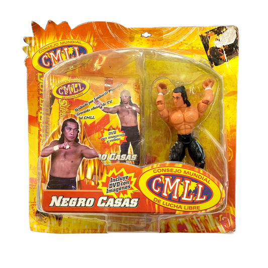 CMLL Hag Negro Casas vintage lucha libre action figure